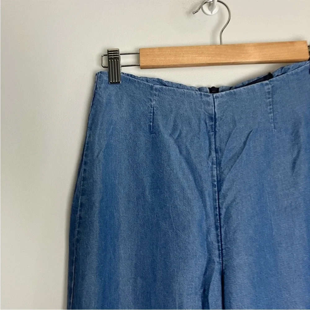 Reformation Blue "Clover" Pants/Slacks - Picture 6 of 9